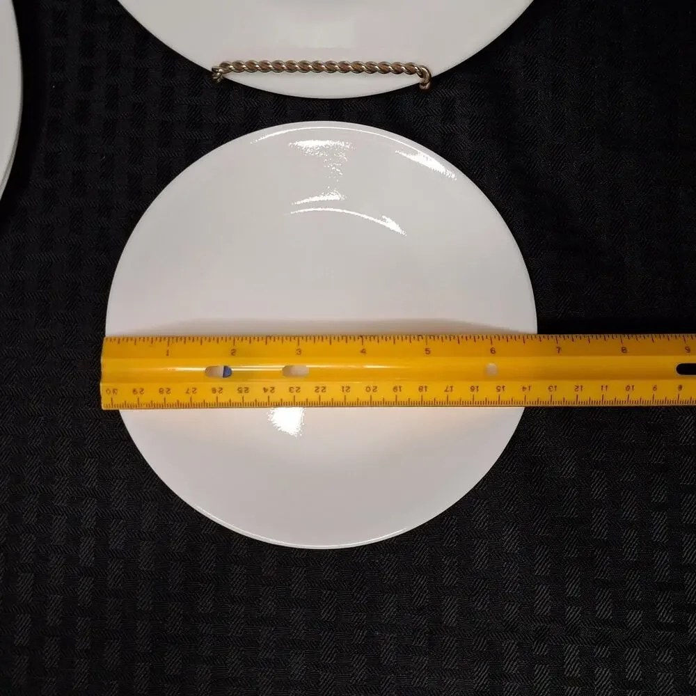 Vintage Corning Corelle WINTER FROST WHITE 6 pc Dinnerware Set